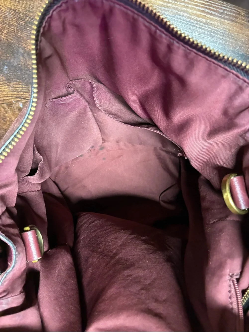 Fossil rich burgundy